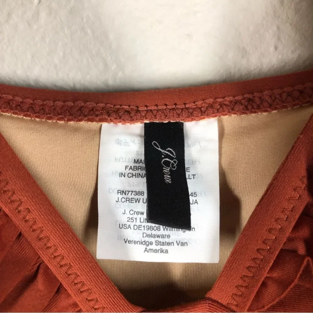 J. Crew crew ruffle